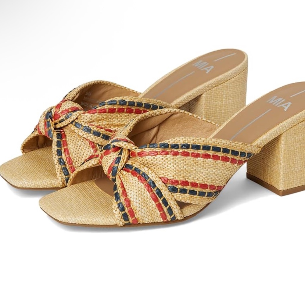 Mia Hania Heeled Sandals 9 Nwob